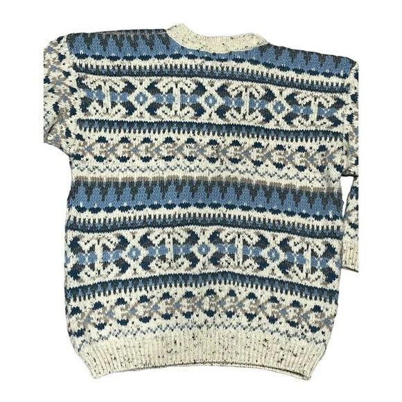 Vintage Eclypse Grandpa Crew Neck Wool Blend Sweater size Medium made in England - Picture 7 of 14